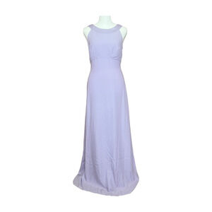 Vtg Y2K Alfred Angelo Maxi Dress Gown Lavender Iridescent Prom Bridesmaid Formal